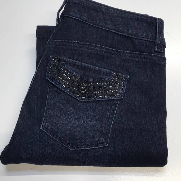 WHITE HOUSE Womens 2 Shirt Bootleg Blue Jeans - Picture 5 of 6